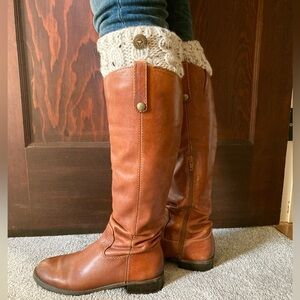 Knit Boot Cuffs - Oatmeal/cream